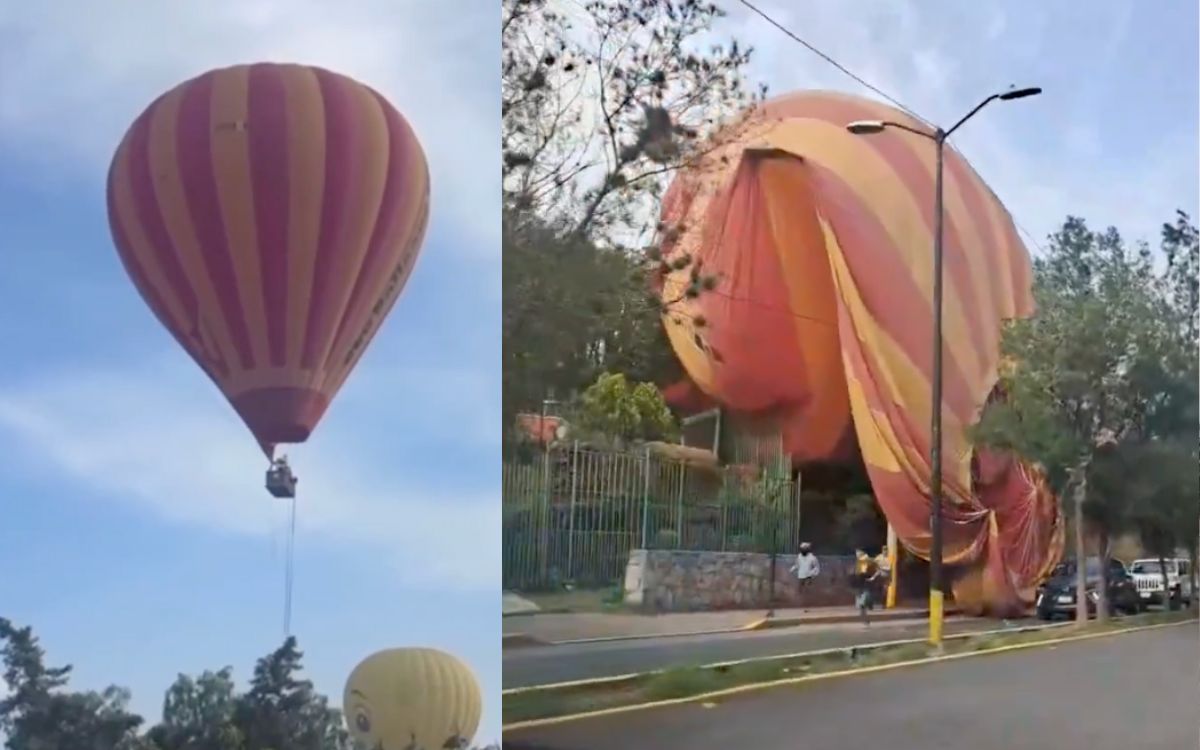 Globo aerostático se desploma en Teotihuacán; reportan múltiples heridos | Video