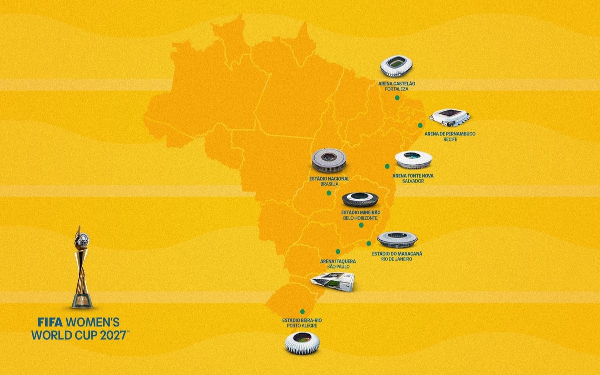 Maracaná y siete estadios más albergarán la Copa Mundial Femenil Brasil 2027 | Video
