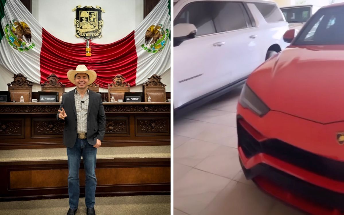 Coahuila: Diputado del PT choca su lujosa camioneta Lamborghini