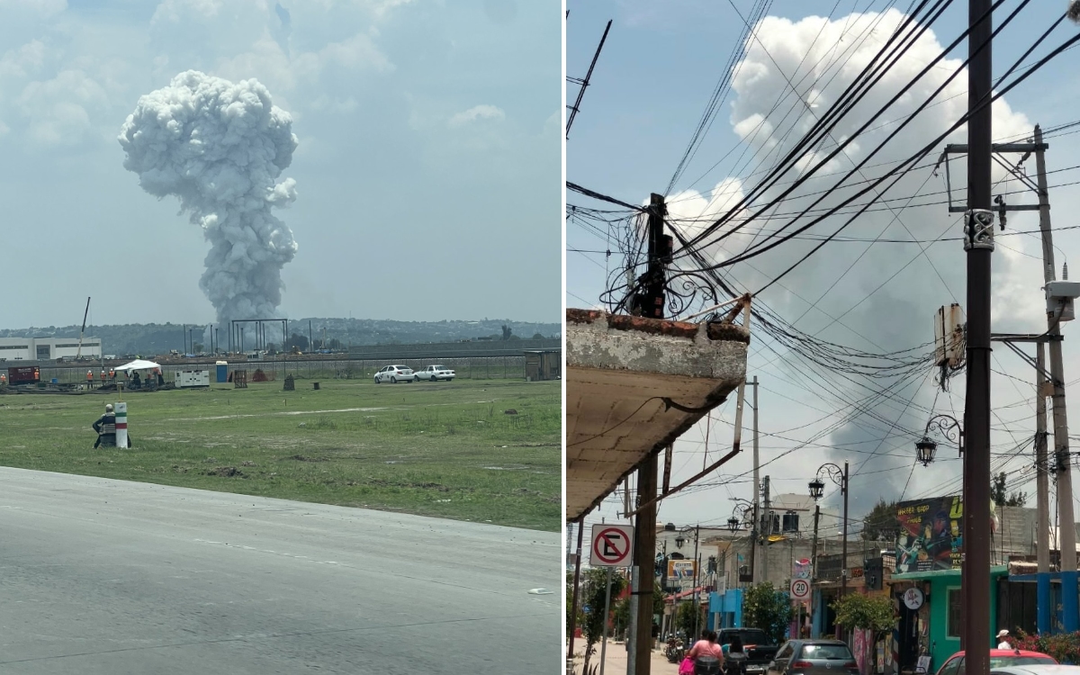 Explosión en Tultepec deja un muerto y nueve heridos
