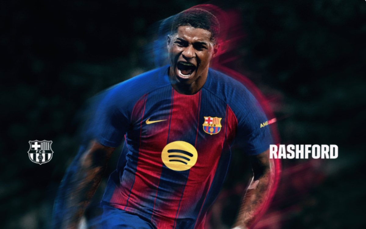 Marcus Rashford llega cedido al Barsa con opción de compra | Video