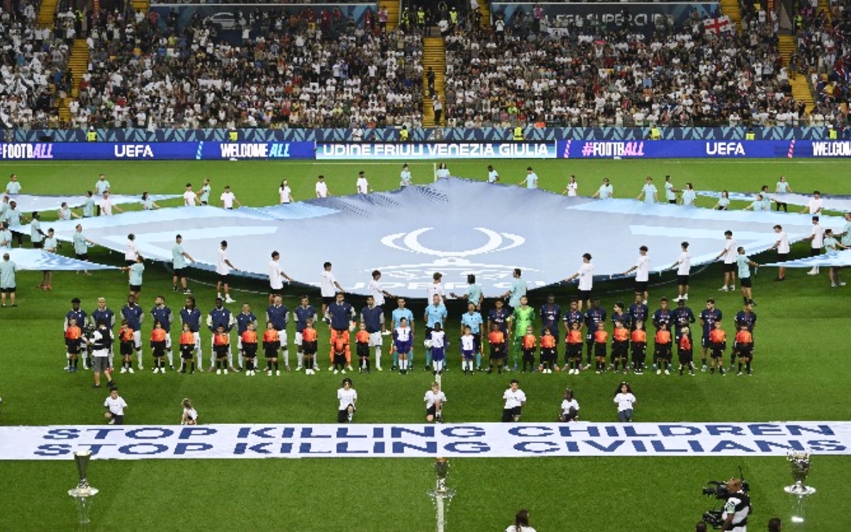 UEFA a Israel: ‘Dejen de matar niños, dejen de matar civiles’