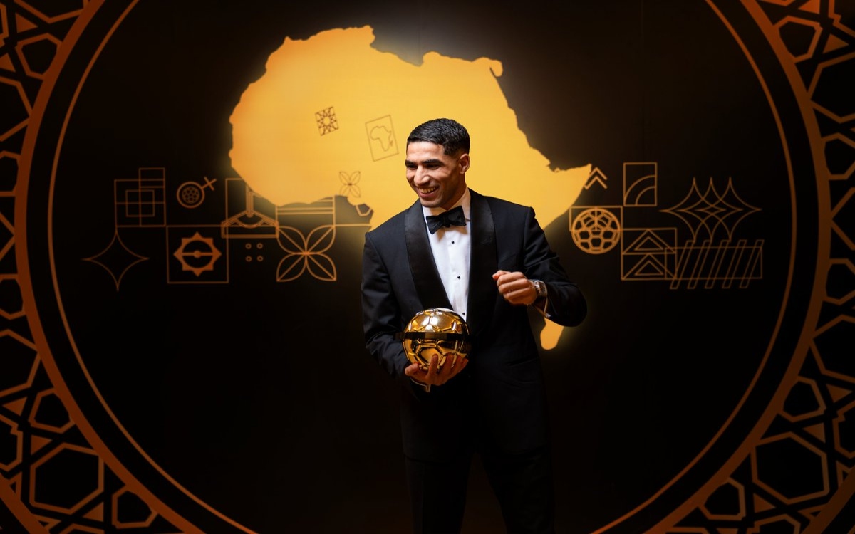 Achraf Hakimi es nombrado el mejor futbolista africano del año | Video
